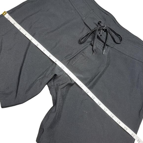Burnside Board Shorts Women’s Large Black Swim Trunks Quick Dry Surf Beach - Picture 6 of 14